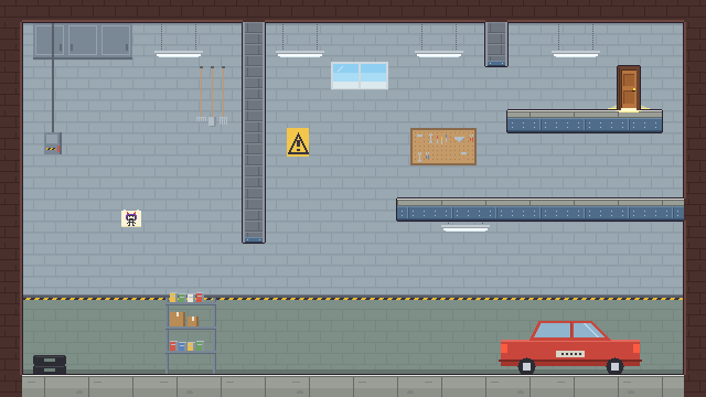 The garage